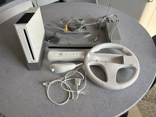 Nintendo wii bianca completa - bianca, +